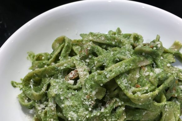 creamy spinach pasta