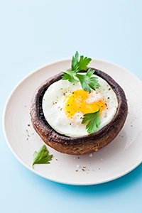 Portobello mushroom & poached egg